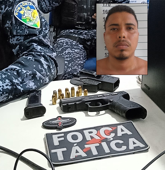 Foragido membro de facção é preso arma da PM 190 Online